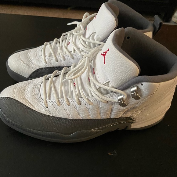 Retro Jordan 12 Size 10.5 Grey/White - Picture 2 of 4